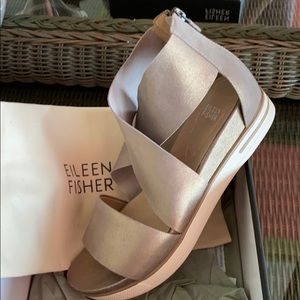 Platinum Eileen Fisher Sandals